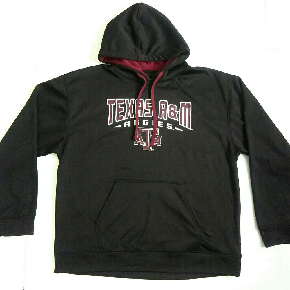 Champion Texas A&M Hoodie Sweatshirt Mens XL Black
